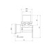 Уголок пресс Icma 16х1/2" ВР настенный №410 SD00009780