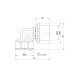 Уголок пресс Icma 20х1/2" ВР №405 SD00009802