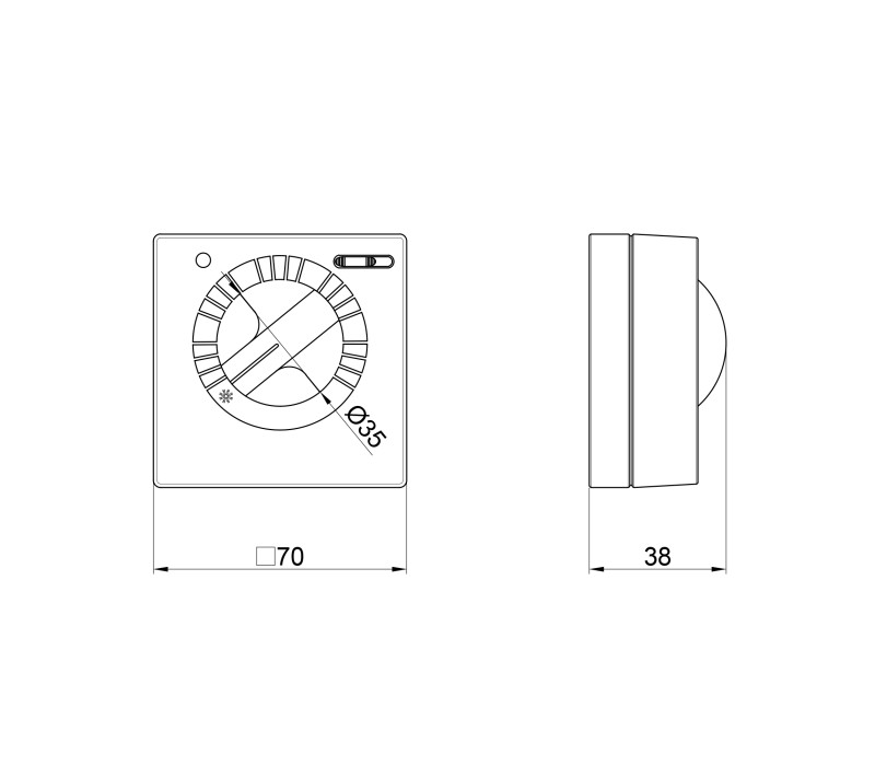 Термостат Icma комнатный электромеханический On-Off №P311 SD00008827 Термостат Icma комнатный электромеханический On-Off №P311 SD00008827