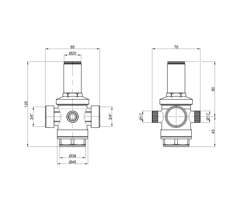 Редуктор Icma 3/4" №246 SD00008058 Редуктор Icma 3/4" №246 SD00008058
