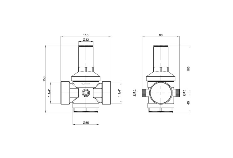 Редуктор Icma 1" 1/4 №246 SD00008054