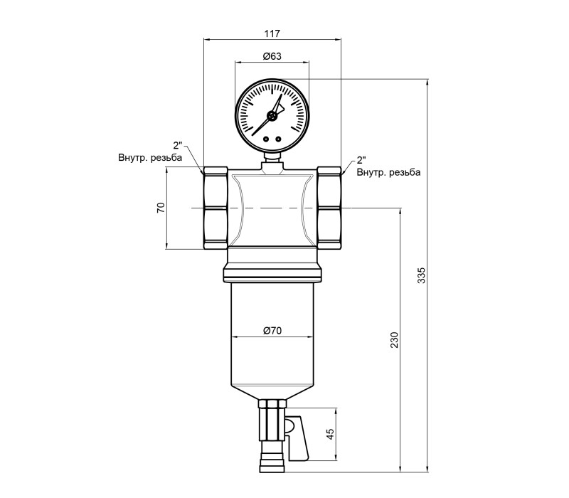 Фільтр самопромивний Icma 2" №750 SD00008253