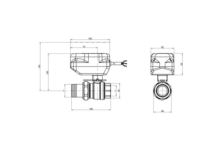 Кран кульовий зонний Icma 1" №341 SD00010539
