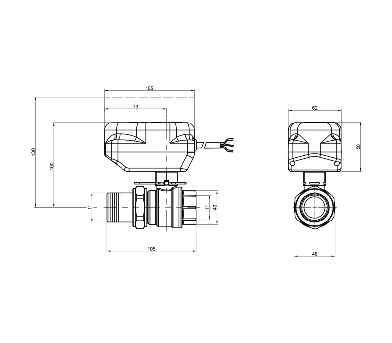 Кран шаровой зонный Icma 1" №341 SD00010539