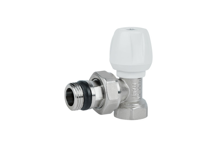 Кран радиаторный Icma 1/2" с антипротечкой угловой с ручкой №802+940 SD00005549