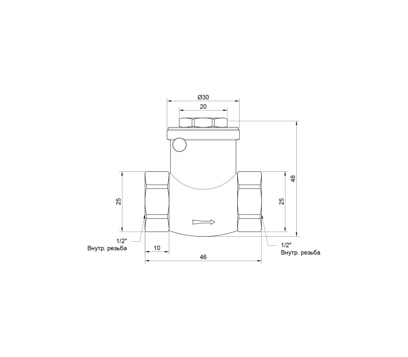 Обратный клапан SD Plus 1/2" SD242W15 SD00006770 Обратный клапан SD Plus 1/2" SD242W15 SD00006770