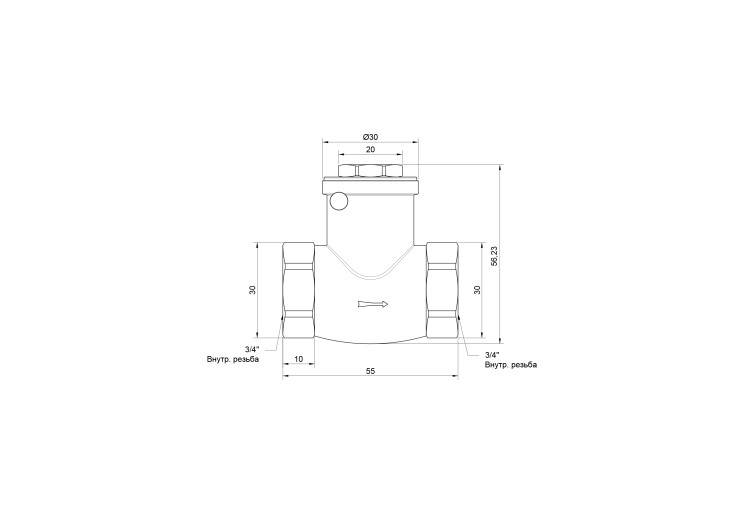 Зворотний клапан SD Plus 3/4" SD242W20 SD00006771