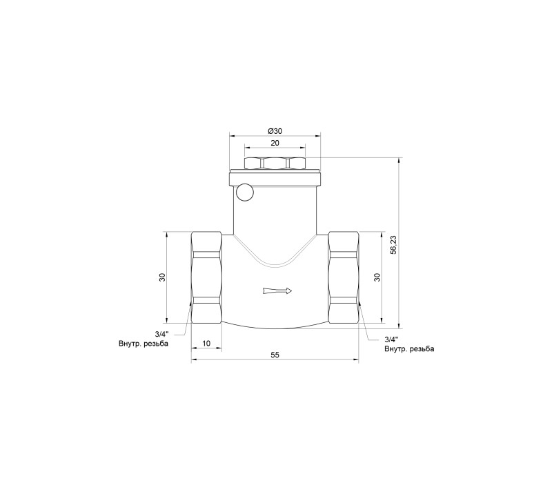 Обратный клапан SD Plus 3/4" SD242W20 SD00006771 Обратный клапан SD Plus 3/4" SD242W20 SD00006771