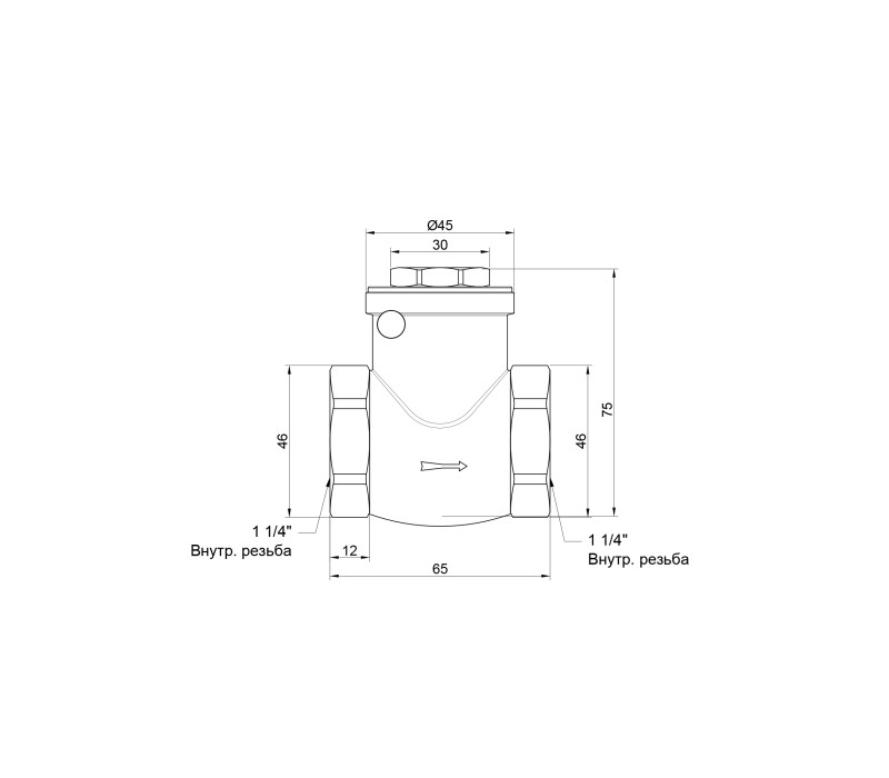Обратный клапан SD Plus 1" 1/4 SD242W32 SD00006768 Обратный клапан SD Plus 1" 1/4 SD242W32 SD00006768