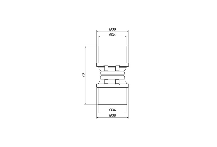Муфта пресс Icma 32 №400 SD00006314 Муфта пресс Icma 32 №400 SD00006314