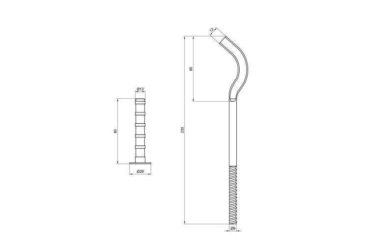 Крепеж SD Plus на алюминиевый радиатор 9х230 мм SD112230 SD00005811 Крепеж SD Plus на алюминиевый радиатор 9х230 мм SD112230 SD00005811