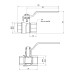 Кран кульовий SD Forte 1/2" ВР для води (ручка) SF600W15 SD00010580