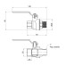 Кран кульовий SD Forte 1" ВЗ для води (ручка) SF605W25 SD00010565