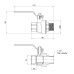 Кран кульовий SD Forte 1" 1/4 ВЗ для води (ручка) SF605W32 SD00010557