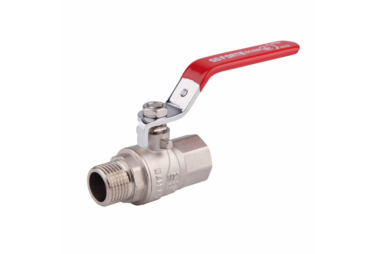 Кран шаровой SD Forte 1" 1/2 ВН для воды (ручка) SF605W40 SD00010553