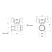 Кран кульовий SD Forte 1/2" ВР для води (метелик) SF602W15 SD00010575