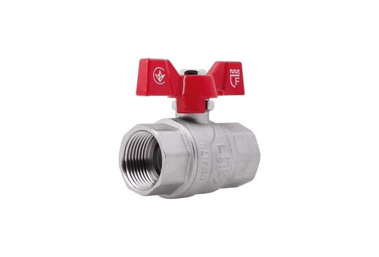 Кран кульовий SD Forte 1" ВР для води (метелик) SF602W25 SD00010559