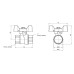 Кран кульовий SD Forte 1" ВР для води (метелик) SF602W25 SD00010559