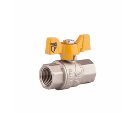 Кран кульовий SD Forte 1/2" ВР для газа (метелик) SF602G15