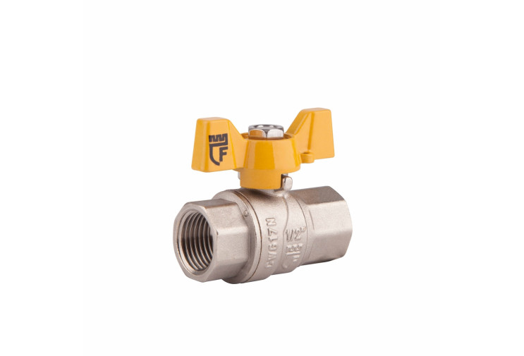 Кран кульовий SD Forte 1/2" ВР для газа (метелик) SF602G15 SD00010576