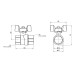 Кран шаровой SD Forte 1" ВР для газа (бабочка) SF602G25 SD00010560