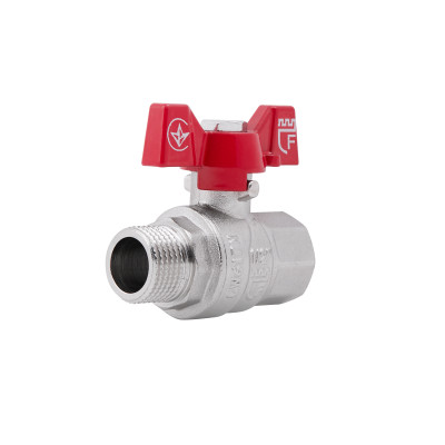 Кран кульовий SD Forte 1/2" ВЗ для води (метелик) SF607W15 Кран кульовий SD Forte 1/2" ВЗ для води (метелик) SF607W15
