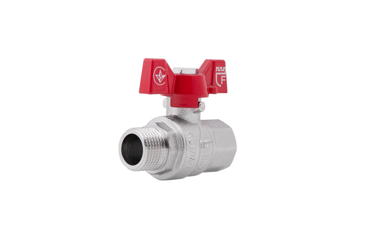 Кран шаровой SD Forte 1/2" ВН для воды (бабочка) SF607W15 SD00010577
