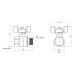 Кран шаровой SD Forte 1/2" ВН для воды (бабочка) SF607W15 SD00010577