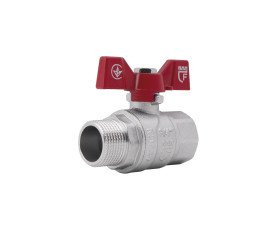Кран шаровой SD Forte 3/4" ВН для воды (бабочка) SF607W20