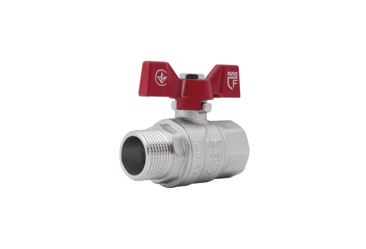 Кран кульовий SD Forte 3/4" ВЗ для води (метелик) SF607W20 SD00010569