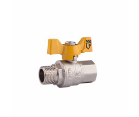 Кран шаровой SD Forte 1/2" ВН для газа (бабочка) SF607G15 Кран шаровой SD Forte 1/2" ВН для газа (бабочка) SF607G15