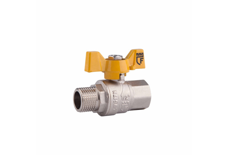 Кран шаровой SD Forte 1/2" ВН для газа (бабочка) SF607G15 SD00010578