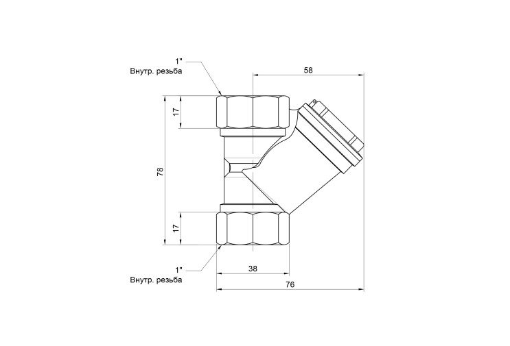 Фильтр SD Forte 1" для воды SF124W25 SD00010253 Фильтр SD Forte 1" для воды SF124W25 SD00010253
