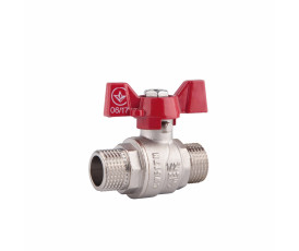 Кран кульовий SD Forte 1/2" ЗР для води (метелик) SF606W15
