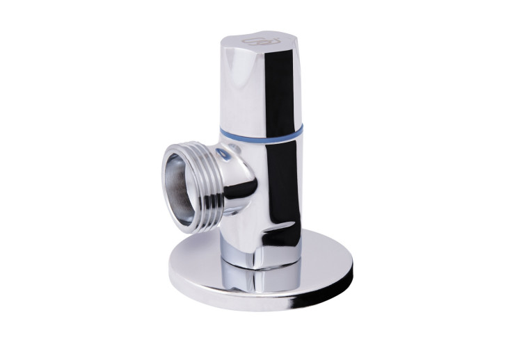 Кран приладовий SD Forte 1/2"х3/4" ручка "коло" SF342W1520 SD00005708