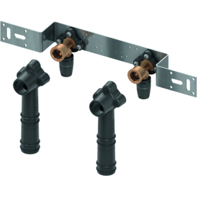 TECElogo Монтажний комплект з настінними кутниками, 16 x ВР 1/2", 150 мм, бронза