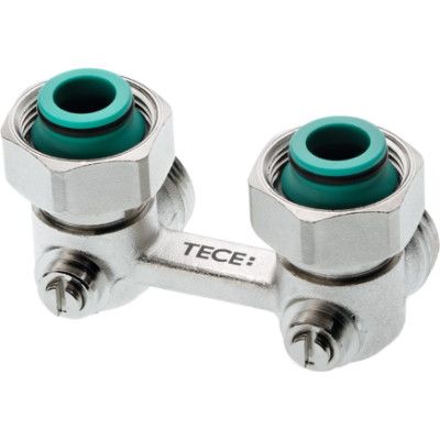 Блок підключення радіатора TECE, кутовий, 3/4", євроконус
