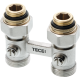 Блок подключения радиатора TECE, прямой, 1/2", евроконус