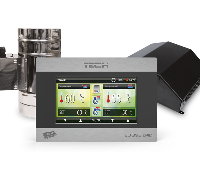 Контролер каміна з водяною сорочкою TECH EU-392 zPID