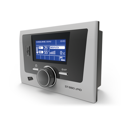 Контролер TECH ST-880 zPID для твердопаливного котла