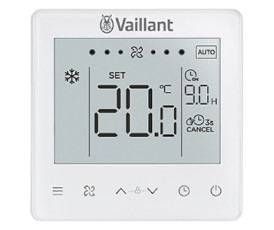 Провідний пульт керування Vaillant VA 2-WC D для консольних фанкойлів CN (настінний або вбудовуваний) Провідний пульт керування Vaillant VA 2-WC D для консольних фанкойлів CN (настінний або вбудовуваний)