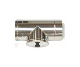Труба концентрическая с ревизией Vaillant DN 110/160 PP/сталь Труба концентрическая с ревизией Vaillant DN 110/160 PP/сталь