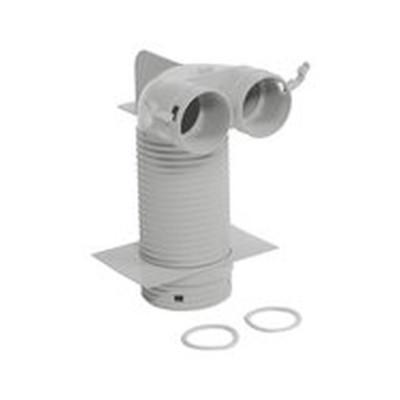 Кутове підключення дифузора кругле Vaillant VAZ-B75, 2×92/75 мм – DN 125 Кутове підключення дифузора кругле Vaillant VAZ-B75, 2×92/75 мм – DN 125
