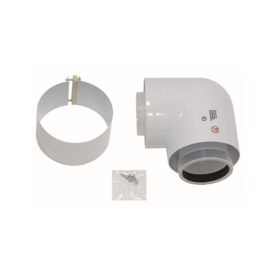 Відвід концентричний 87° Vaillant DN 80/125 Відвід концентричний 87° Vaillant DN 80/125
