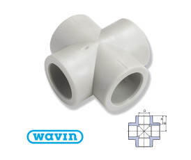 Хрестовина Wavin 25