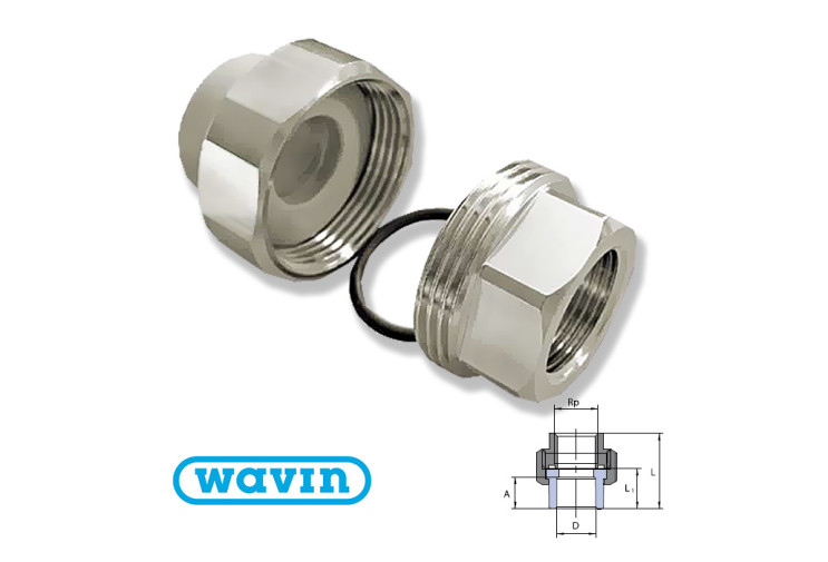 Переход с разборным внутренним соединением Wavin 20x1/2" SSHI02020X