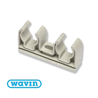 Крепление двойное Wavin 20