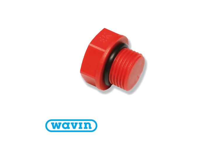 Заглушка монтажная Wavin 1/2" короткая ZAGXXXXXXX