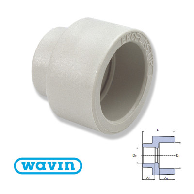 Муфта редукционная Wavin 25x20