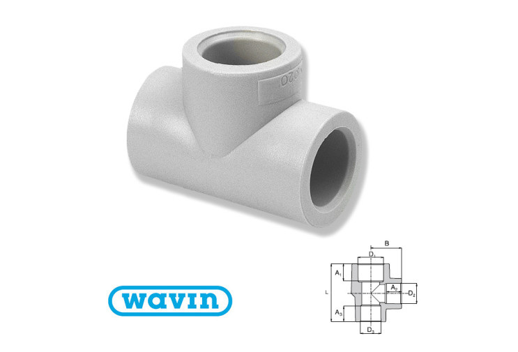 Тройник Wavin 110 STK110RCTX